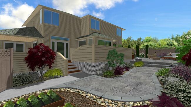 Beautiful backyard design
